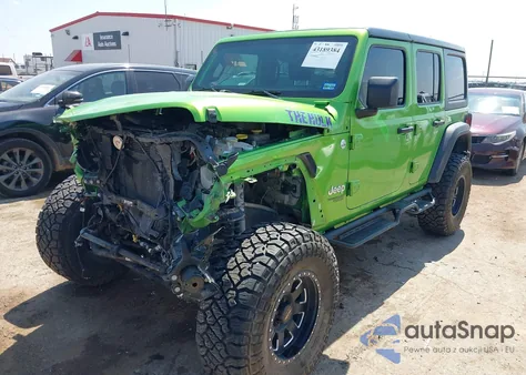 2018 Jeep Wrangler Unlimited Sport 4X4 из США, поврежденный, VIN 1C4HJXDGXJW262994